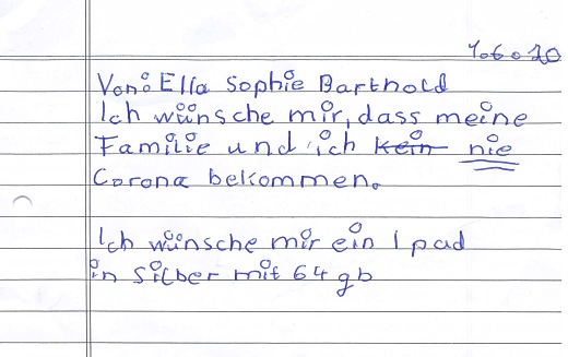Wunschzettel Wunschzettel