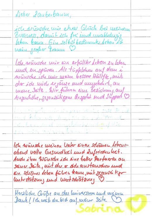 Wunschzettel Wunschzettel