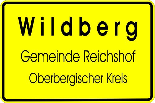 Ortsschild Wildberg
