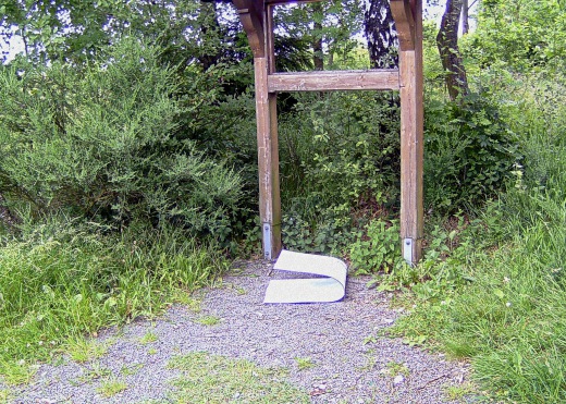 Tafel dreiherrenstein zerst�rt 1x