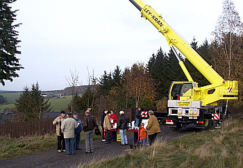 Weihnachtsbaum Kran 1 Weihnachtsbaum Kran 1